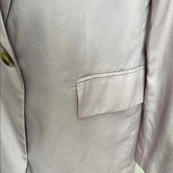 H&M NWOT Oversized Lavender Women's Blazer Lined, Size S - Picture 3 of 10